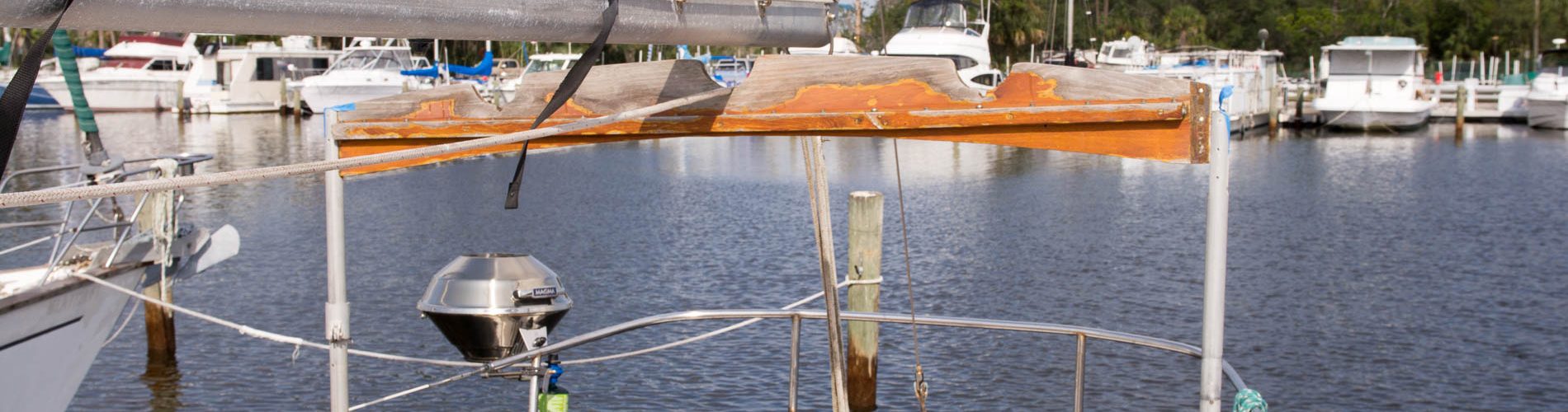 Boom Gallows Removal The Sailing Vessel Pomaika'i