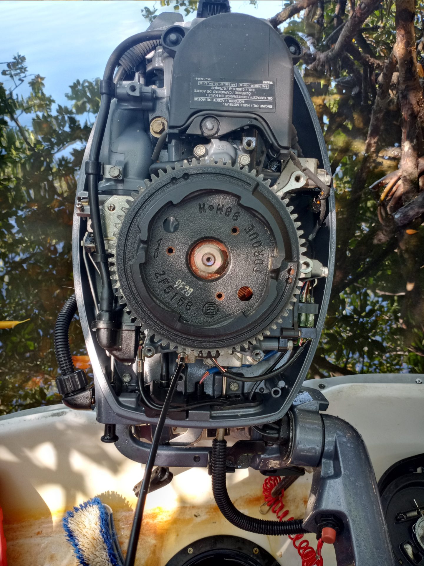 Adding Electric Start Kit To A 8HP Yamaha Outboard Motor The Sailing