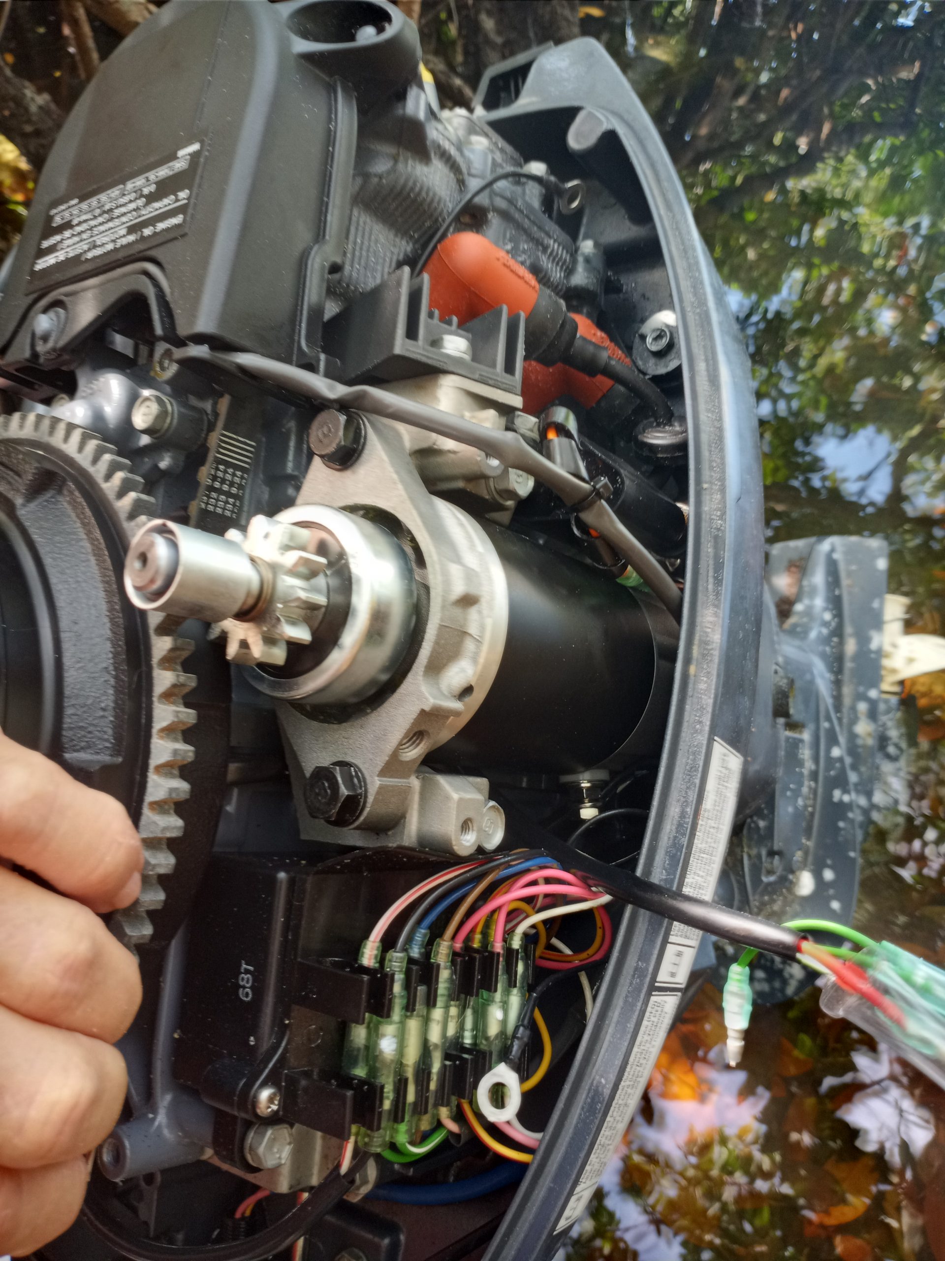 Adding Electric Start Kit To A 8HP Yamaha Outboard Motor The Sailing
